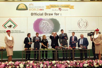 Official draw for world’s richest Purebred Arabian horse race held in Abu Dhabi